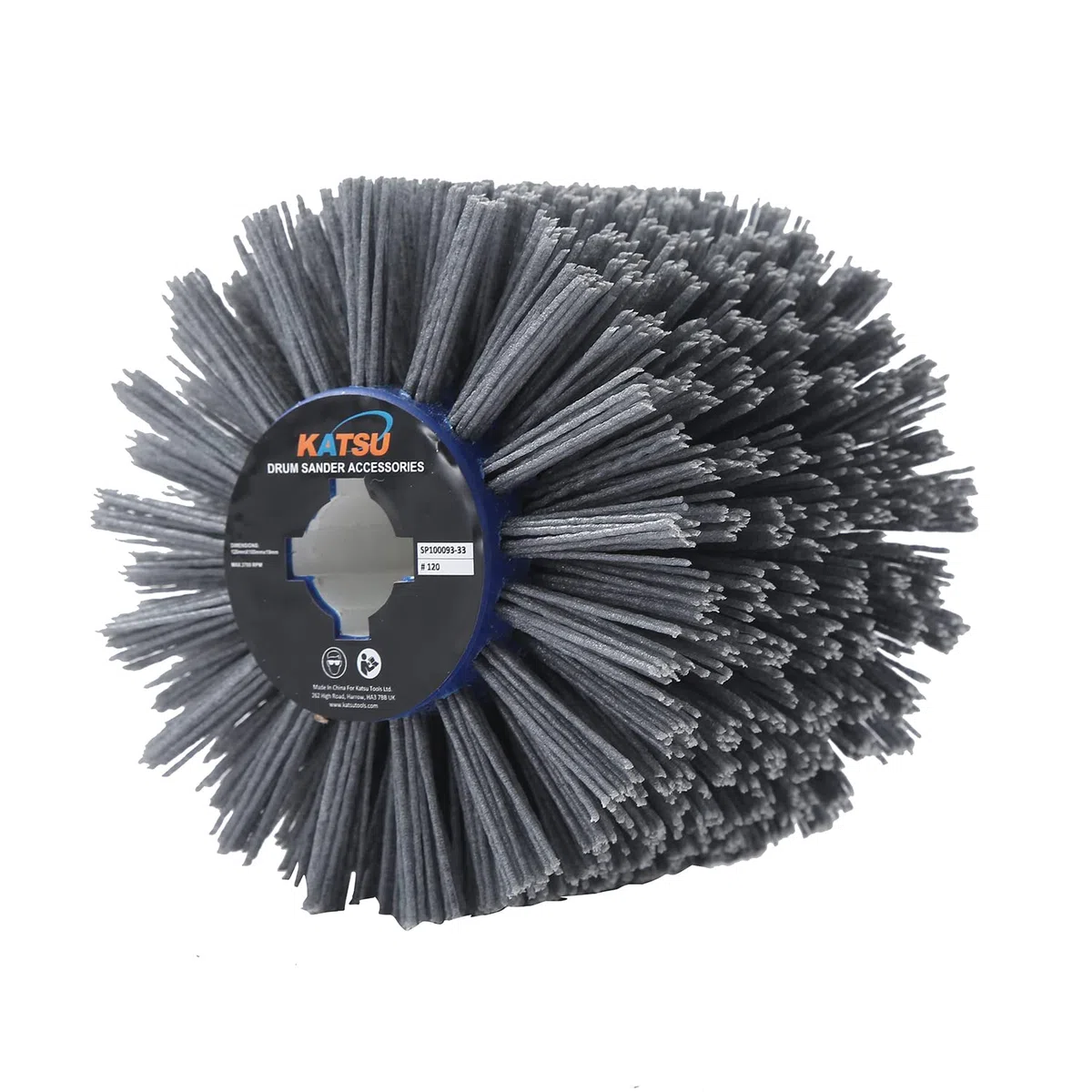 Katsu SP10009337 Zeichenradbürste, Körnung 240, 120 mm