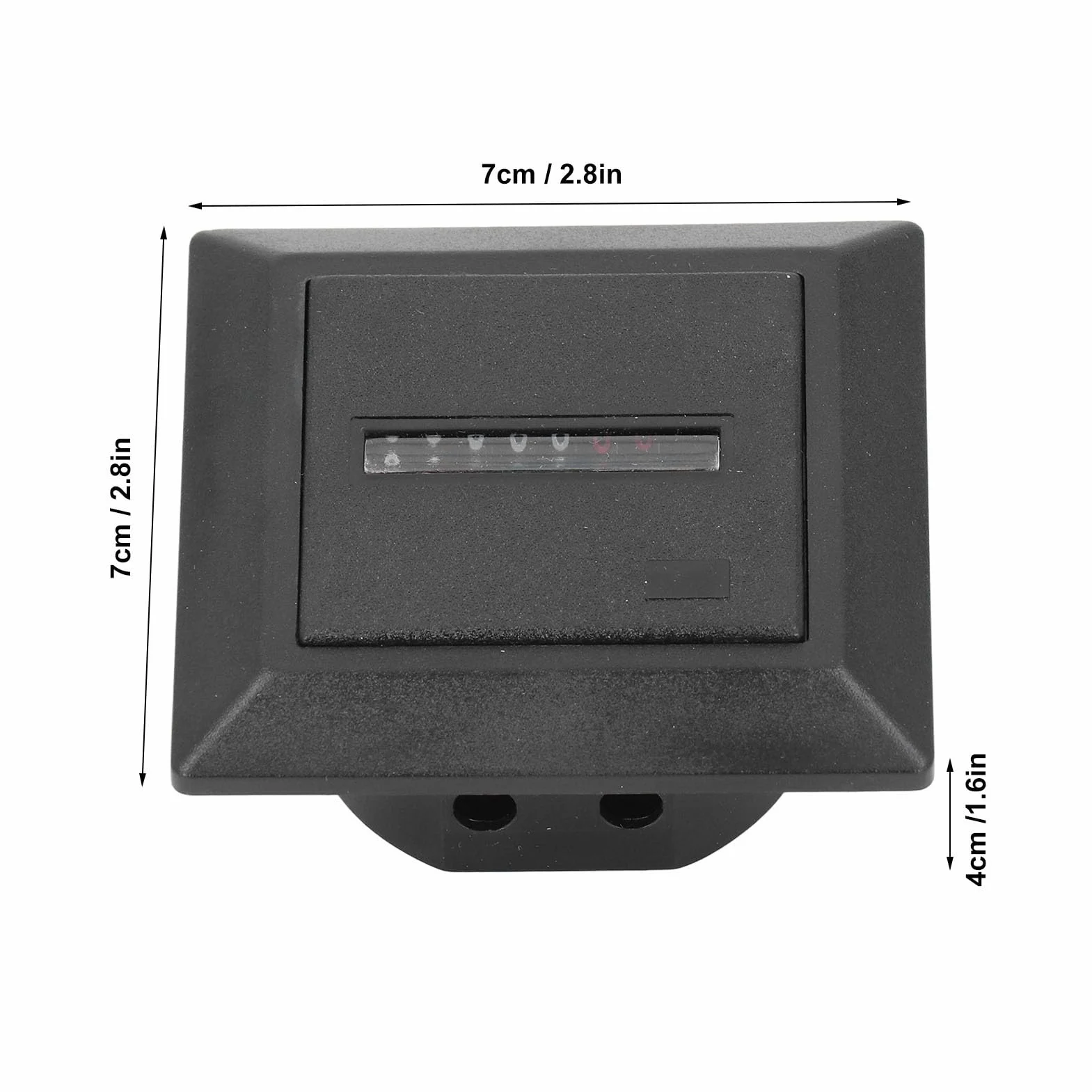 Mechanischer Betriebsstundenzähler, AC 380V Quarz Stundenzähler, Hochpräzise Mechanische Stundenanzeige Industrie Timer für Generator Traktor Maschinen Rasentraktor Wasserpumpen