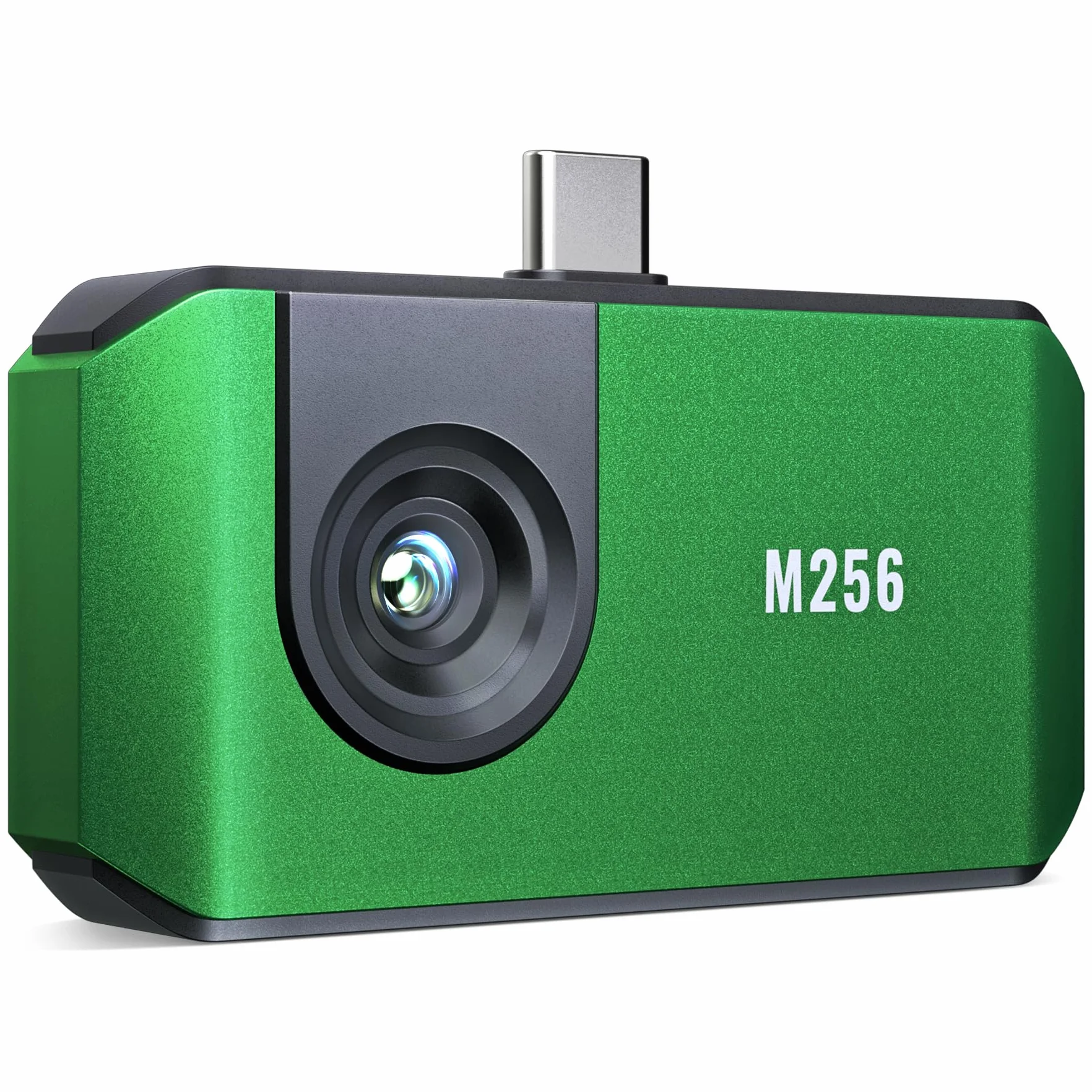 AMPBANK Wärmebildkamera Android, 512x384 TISR IR-Auflösung Wärmebildkameras mit 3D-Analyse, 25Hz Bildwiederholrate, -20℃ bis 450℃ Temperaturbereich, Thermal Camera für Smartphones, Tablets, PC