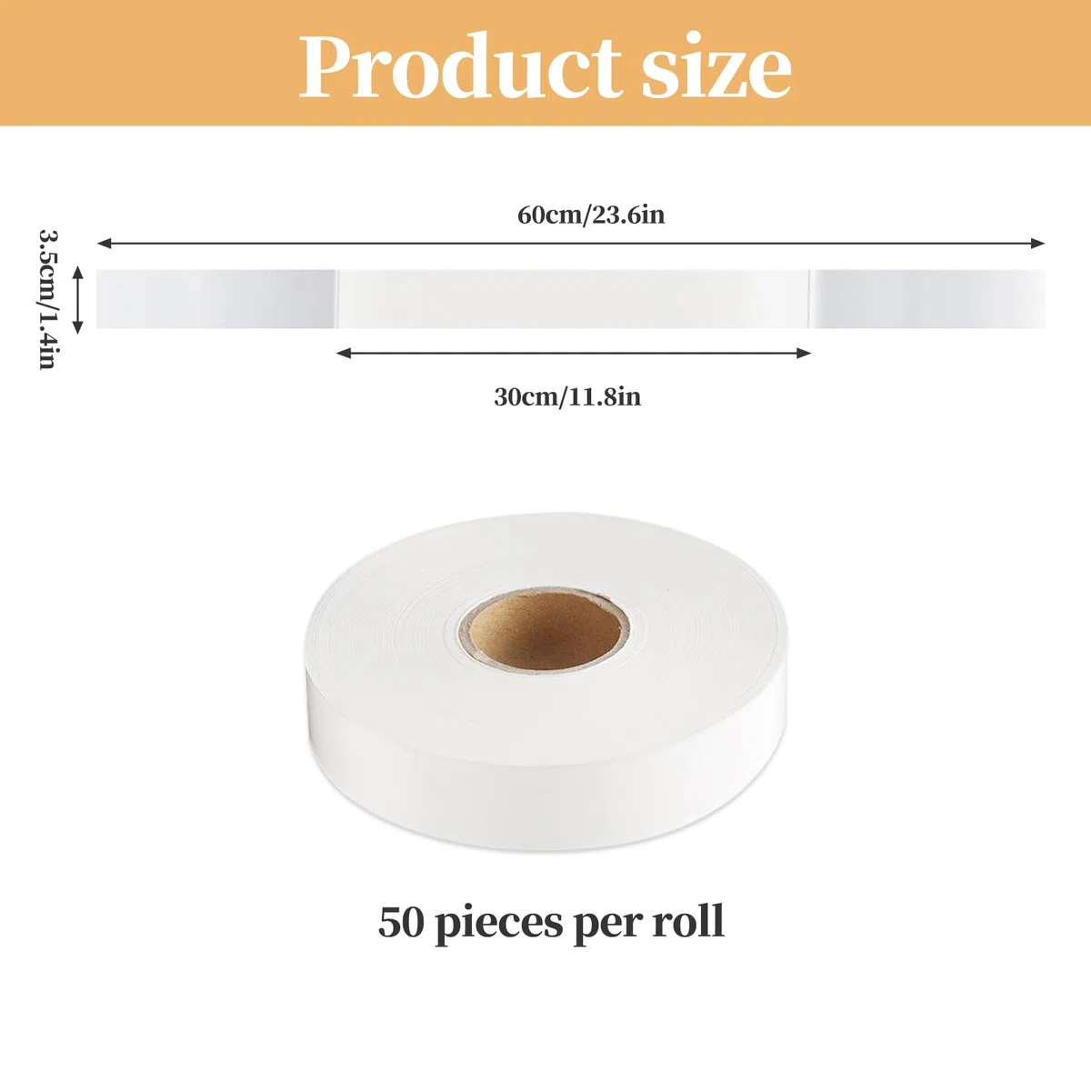 50 Stück Selbstklebend Tragegriffe,Aufklebbare Boxgriffe,Robuste Verpackungsgriffe für die Handhabung von Kartons und Säcken, Griff mit Schnallenriemen, 30 Pfund Traglast,60cm (50) (50 Stück)