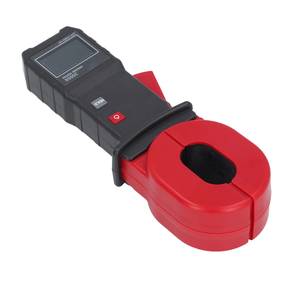LCD Clamp Earth Tester, Digitaler Widerstandsmesser Display 0,01~500 Ω Erdungsmesszange Messgeräte Automatisch Ranging