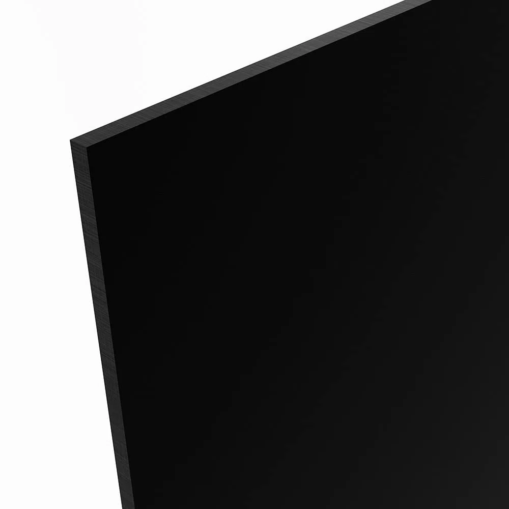 6mm HPL Platte 50x25 cm schwarz
