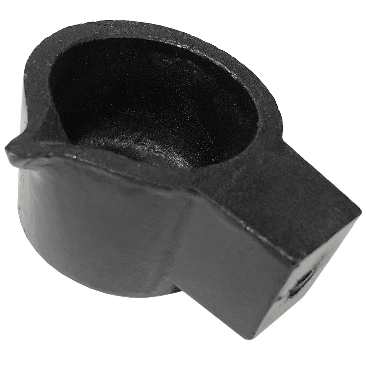 Schmelztiegel mit Schmelzgriff aus Gusseisen, Gold- und Silberfarben, Mixwerkzeug