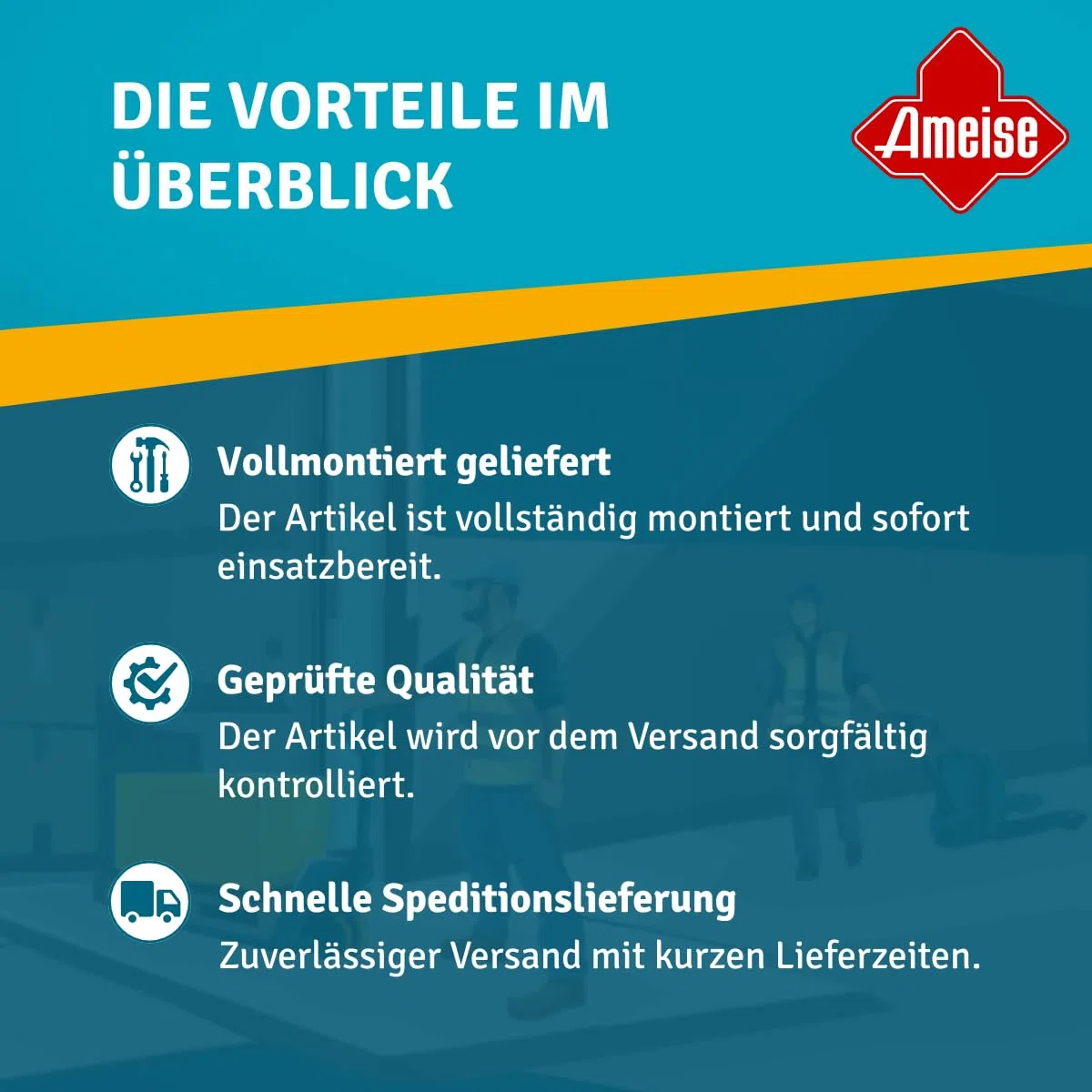 Ameise Hubwagen PTM lang | 2.000 kg Tragkraft | 2.000 mm Gabellänge | Lenkrad/Gabelrolle aus robustem Polyurethan | Tandem-Gabelrollen | Palettenhubwagen