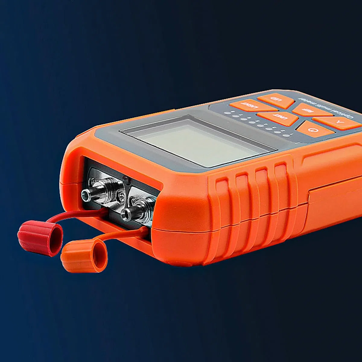 Namvo Tragbarer optischer Leistungsmesser mit 5 km rotem Licht -70 + 3 dBm Mini-optischer Leistungstester, Netzwerkkabeltester, tragbarer digitaler Lichtleistungsmesser