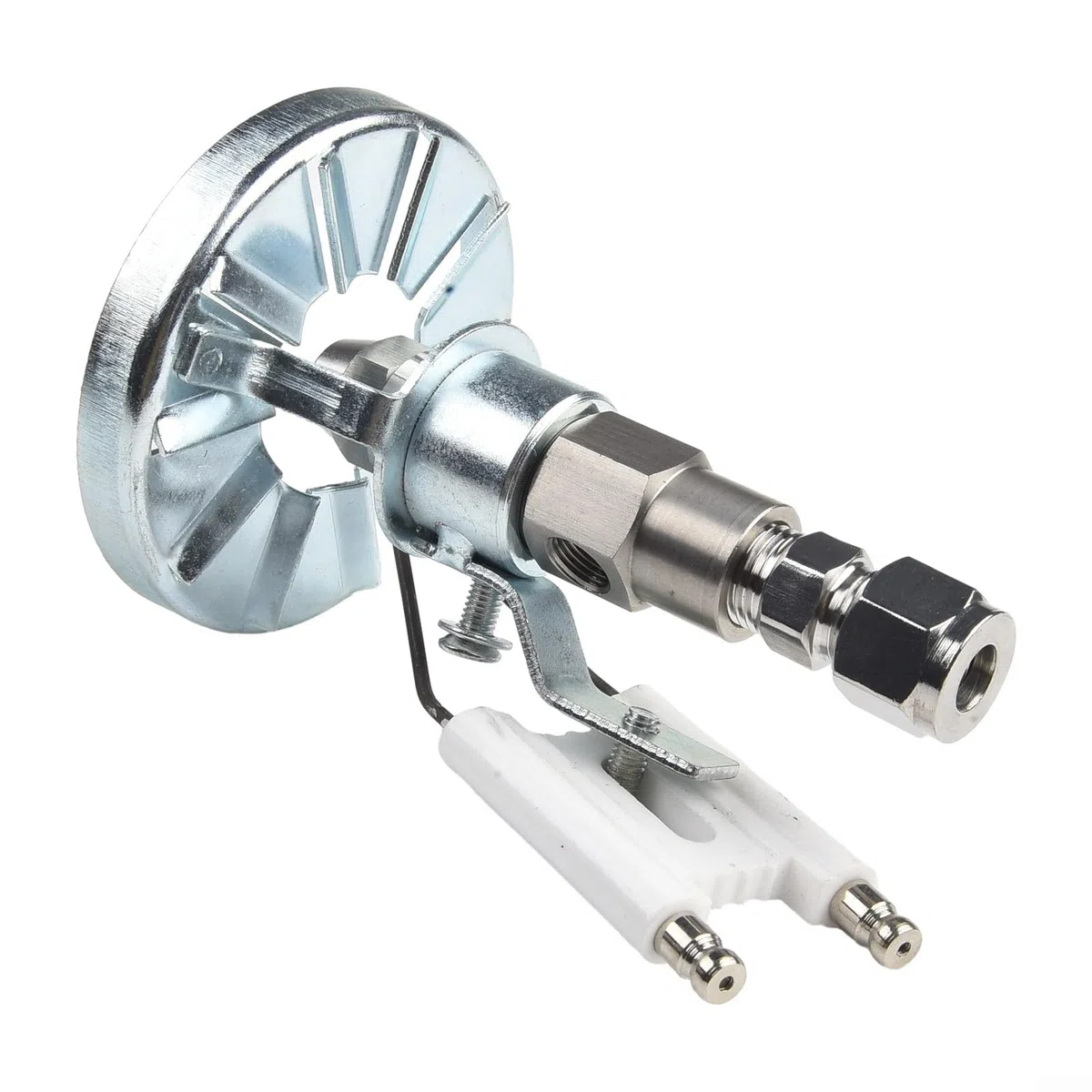 Industrielle Heizdüse für Altölbrenner, Kesselverbrennung und Schwerölzerstäubung, luftunterstützte Kraftstoffdüse mit 0,8/1,0/1,5/2,0 mm Metall (1,5 mm)