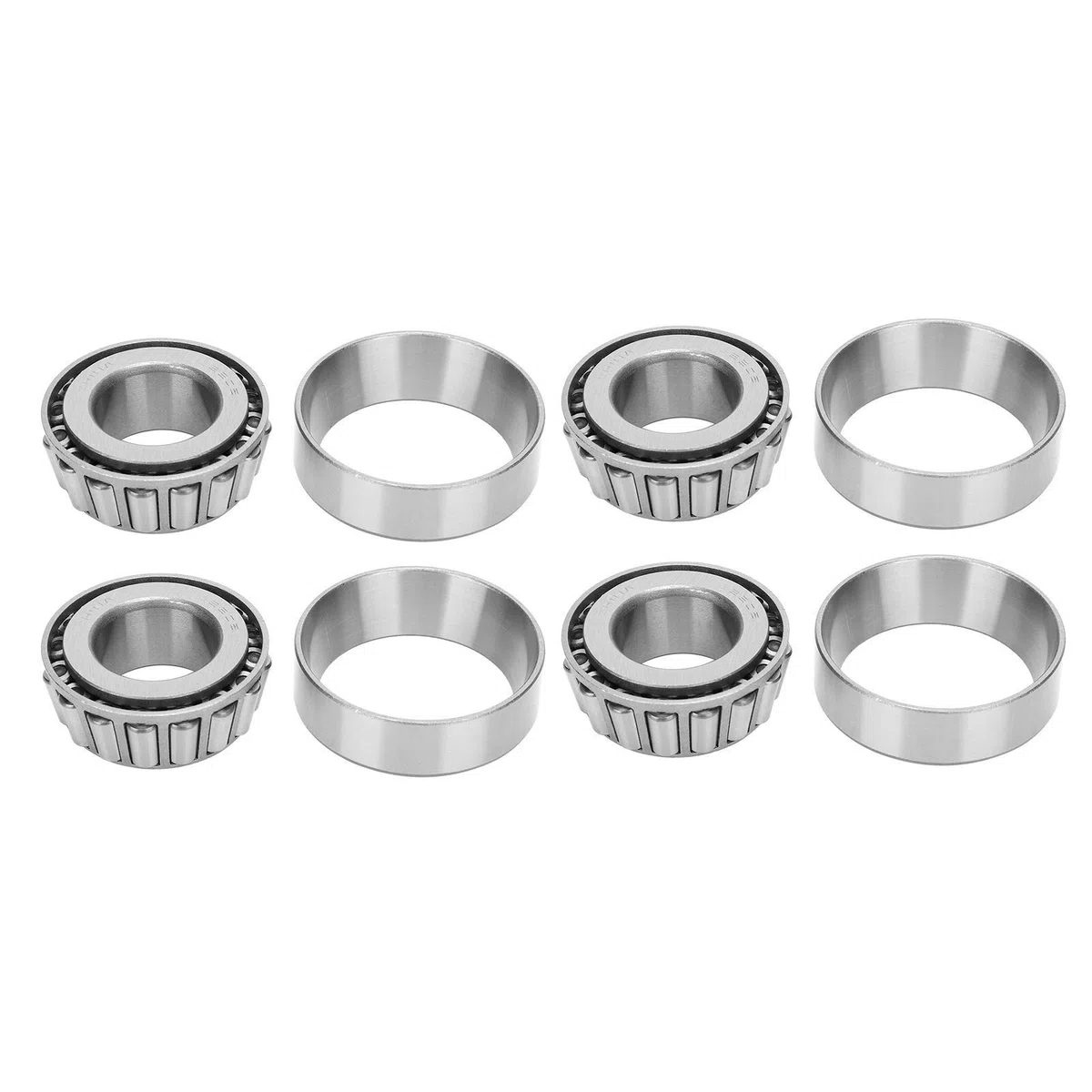 4 Stück Anhängerradnabenlager 25 mm Achse mit 32205 Kegelrollenlager geräuscharm langlebig Hochgeschwindigkeitslager für Anhänger Radnabe