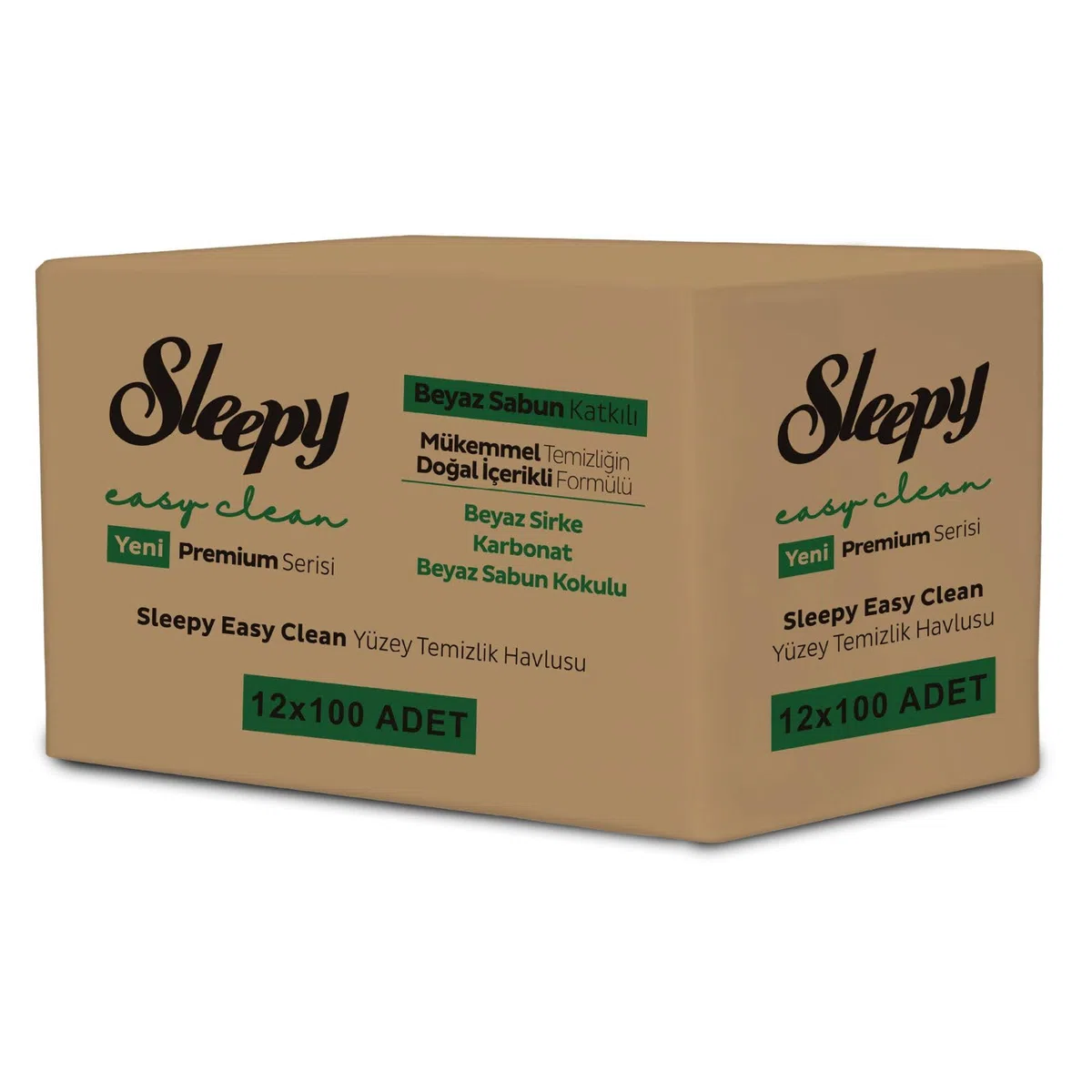 Sleepy Easy Clean White Soap Additive Oberflächenreinigungstuch, 1200 Blatt