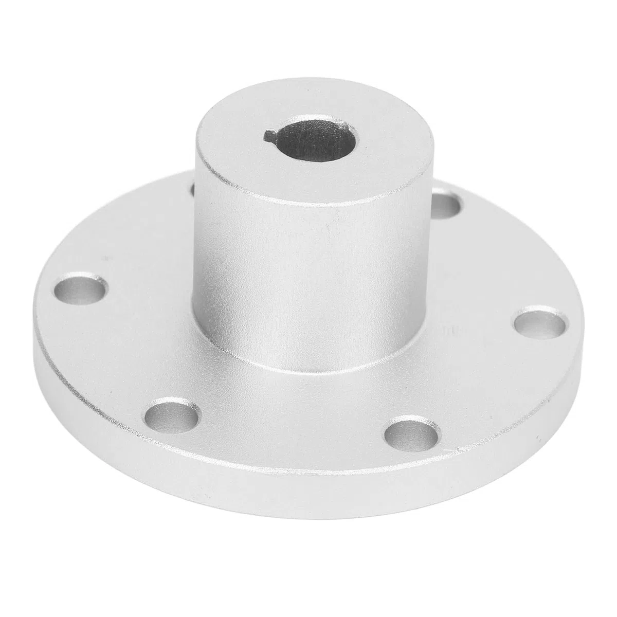 Wellenkupplungs Motoranschluss, 8 mm Flanschwellenkupplung, Aluminiumlegierung, Starre Flanschführung, Wellenkupplungs Motoranschluss mit Passfedernut für 14049 Rad DIY RC