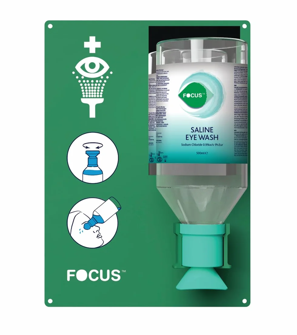 Focus Emergency Eyewash Station Inklusive Halterung - Komplett