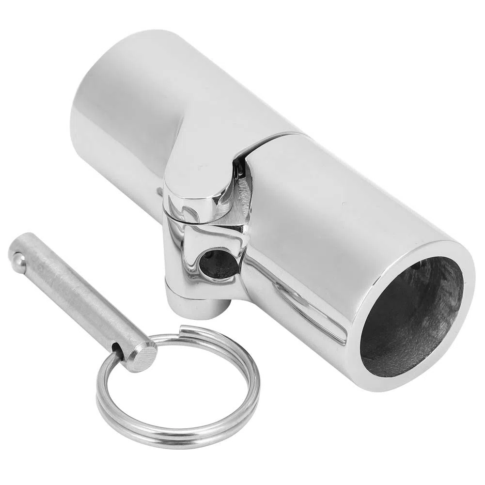 Universal-Gelenkverbinder, Edelstahl-Gimbal, 22 Mm Gelenk-Stahlkupplungen, Schiebekappenhülse, Sonnenschutz-Bootsverbinder Für Marine