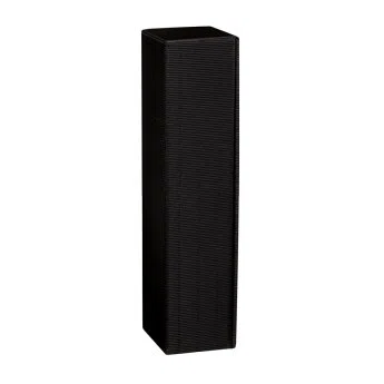 10 Stück 1er Weinkarton, Weinverpackung, Flaschenkarton - Dekowell-PV schwarz (schwarz)