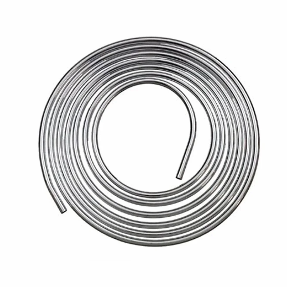 Cornat T317320 Kupferrohr im Ring, 10 mm x 2.5 m, chrom