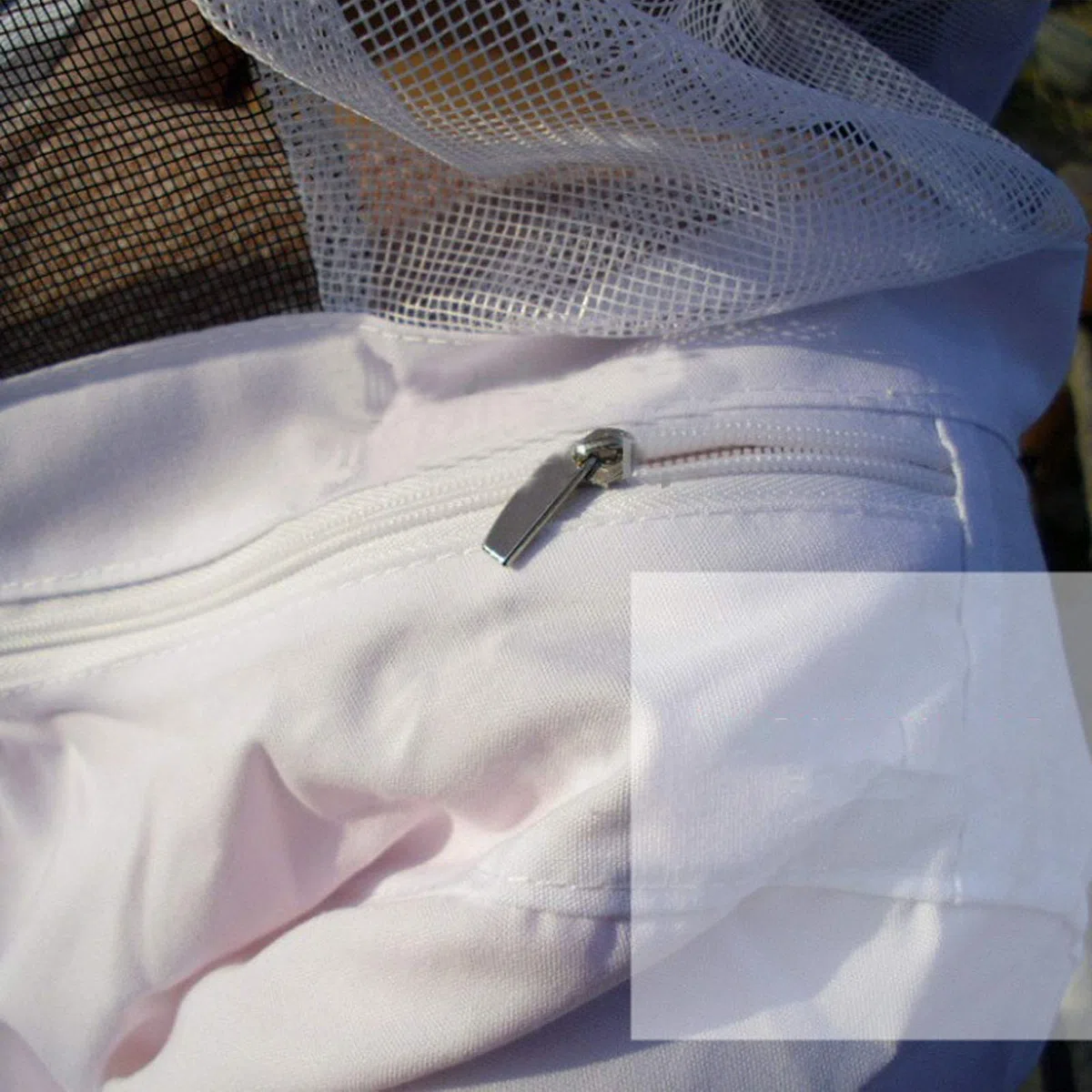 Imkerschutz-Kinderanzug mit Schleierjacke - mit Imkereihandschuhen Imkerei-Schutzausrüstung (Y-L (125-150 cm))
