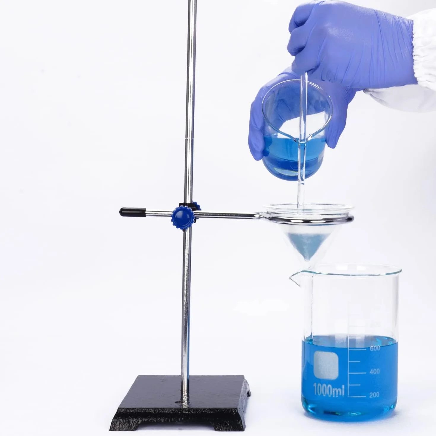 Labasics Quantitative Filterpapier Kreise, Zellulose Filterpapier mit 150mm Durchmesser und Einer Filtrationsgeschwindigkeit von 20 Mikron, Packung mit 100 Stück