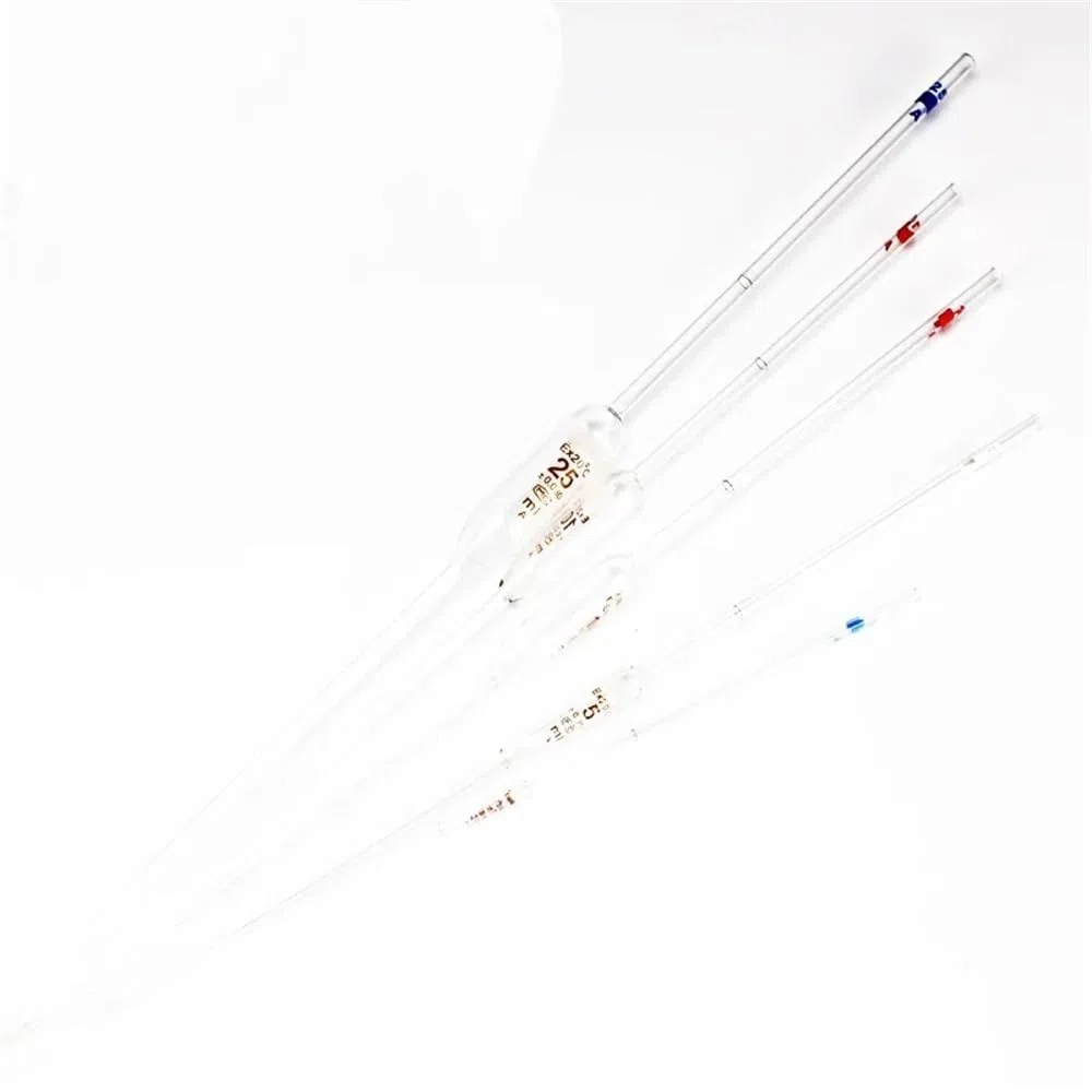 1/2/3/5 ml Vollpipetten aus Glas der Klasse A mit einer Markierung und Laborgeräten(5ml)