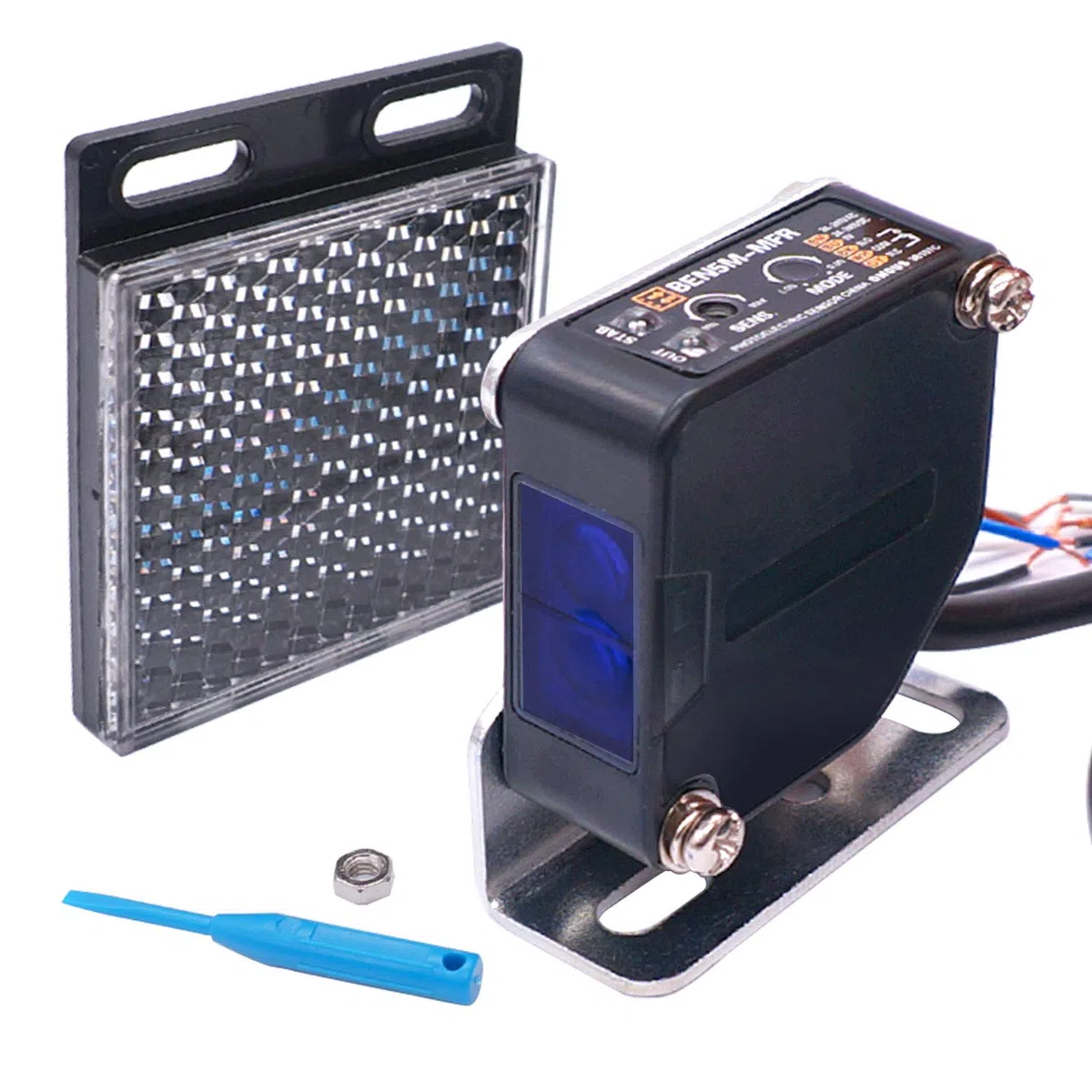 Taiss/Fotoelektrische Sensoren BEN5M 3A 24-240VDC 24-240VAC Retroreflektierende Näherungsschalter Induktionsabstand 5M