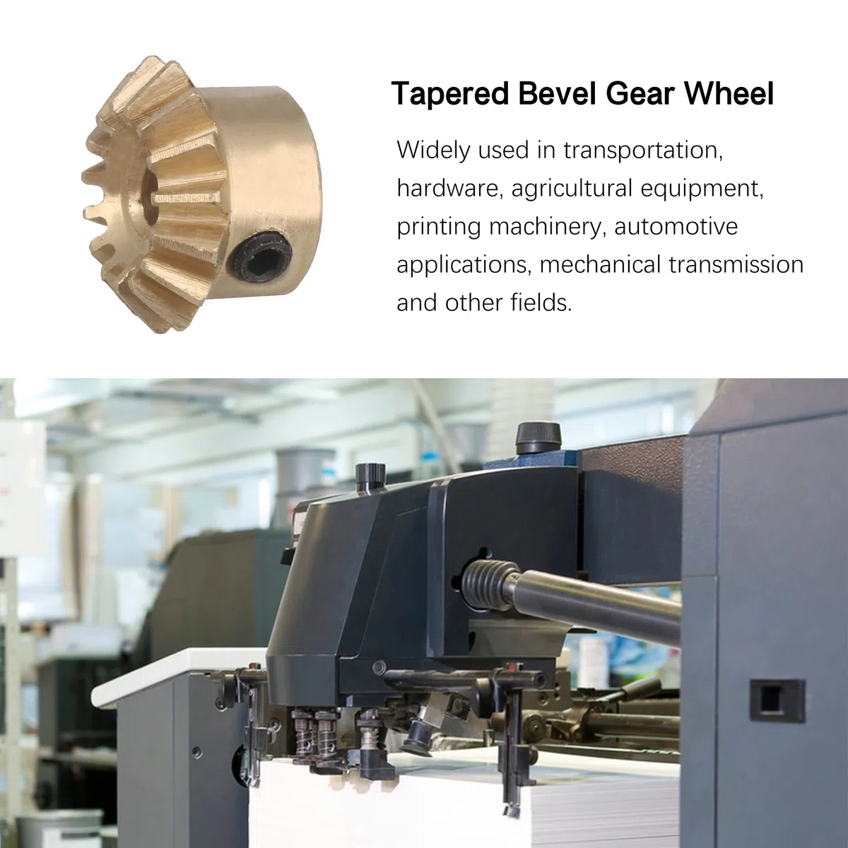 Kegelradgetriebe 0,8 Modul 15T mit 3 mm Loch für Hardware mechanische Rotation 6 Stück
