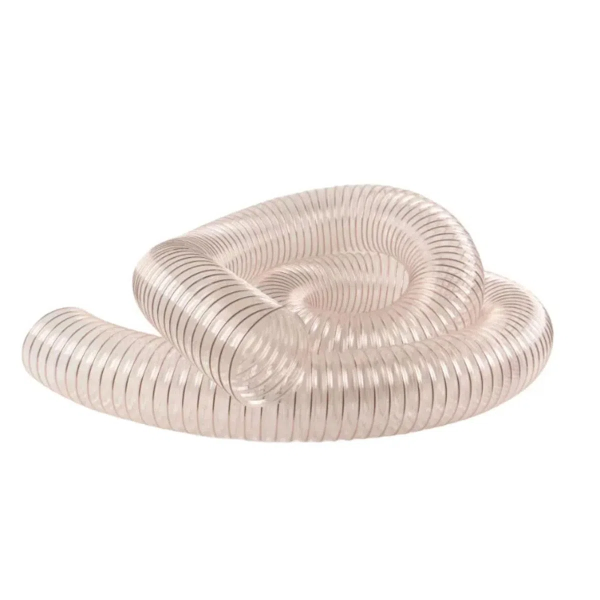 PU-Polyurethan-Leitungsschlauch, flexibler PU-Schlauch, Staub- und Rauchabsaugung, Holzbearbeitungsbelüftung, 1 m lang (ID 160 mm)(ID 75mm)