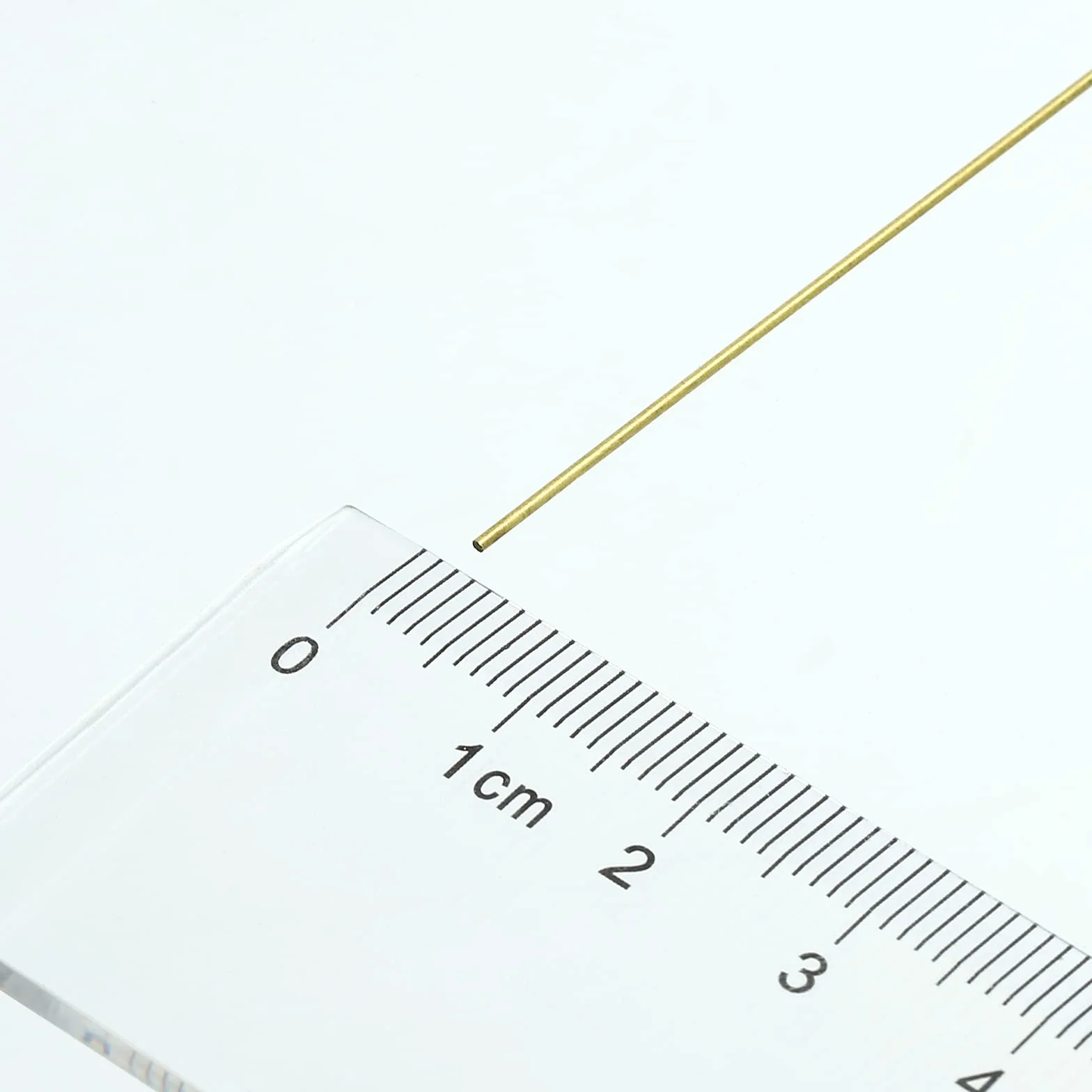 sourcing map Messingstange, Metallstange, massiv, rund, 0,7 mm Durchmesser, 300 mm Länge, Drehmaschinen-Stange für RC-Modelle, DIY-Handwerk, 10 Stück