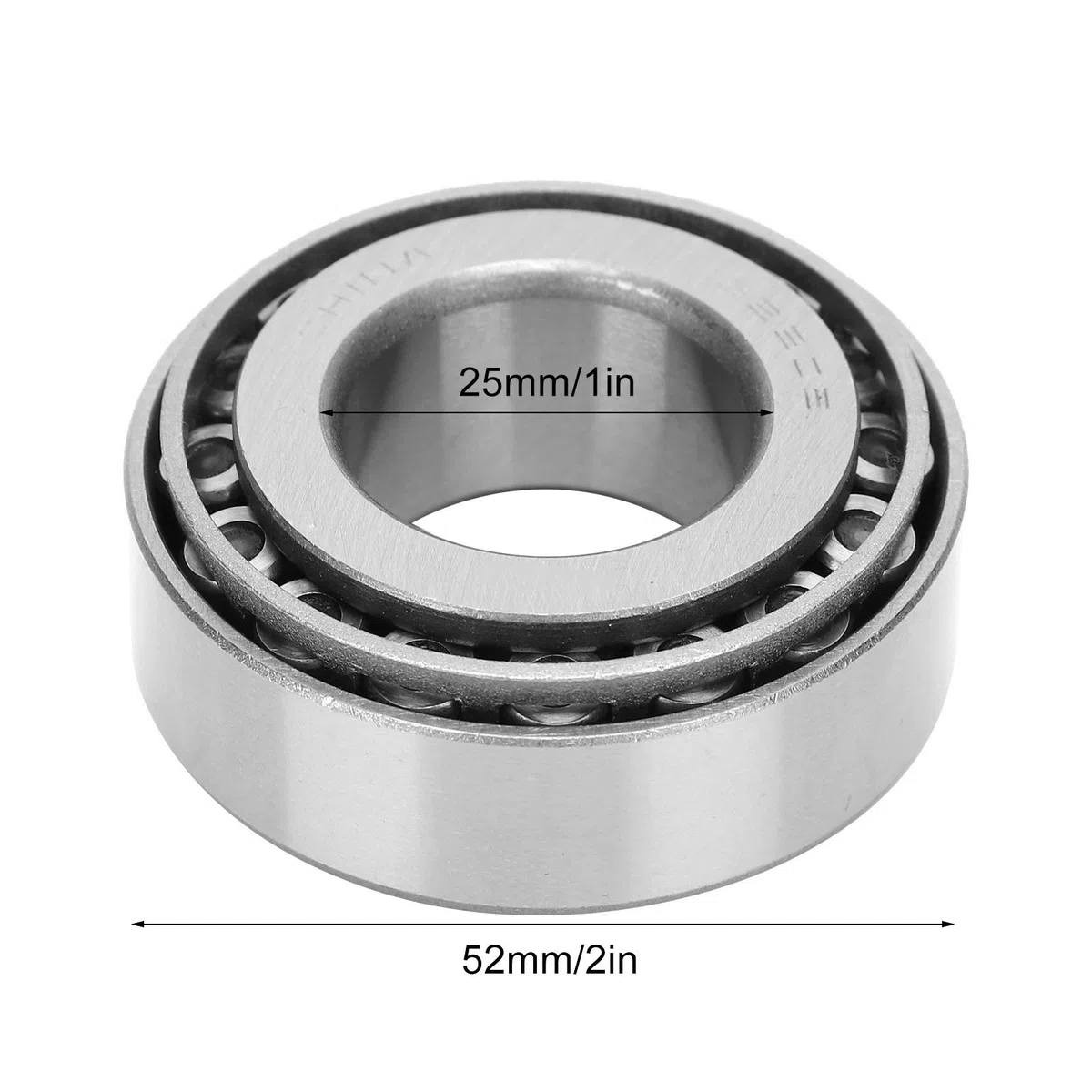 4 Stück Anhängerradnabenlager 25 mm Achse mit 32205 Kegelrollenlager geräuscharm langlebig Hochgeschwindigkeitslager für Anhänger Radnabe
