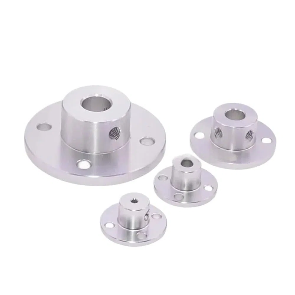 Industrieflansch Kleines/mittleres/großes Drehfutter, Flanschkupplung aus Aluminiumlegierung, Präzisions-Drehbank-Planscheibe, 1 Stück(14mm)