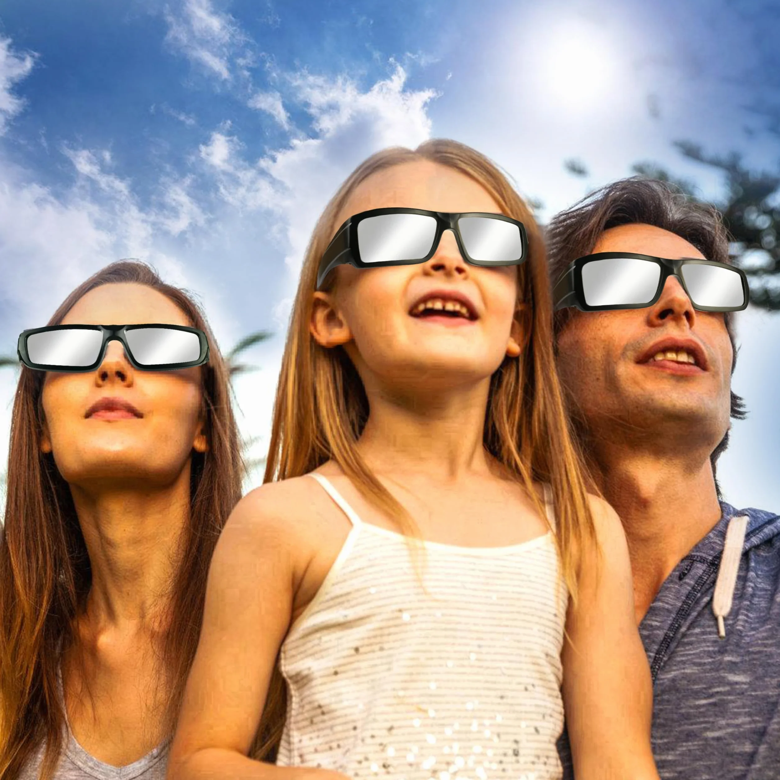 3/6 Sonnenfinsternis Brille,Sonnenfinsternis Brillen 2026, ISO 12312-2:2015(E) & CE-zertifiziert,robuste Kunststoff-Brillen für die direkte Sonnenbeobachtung