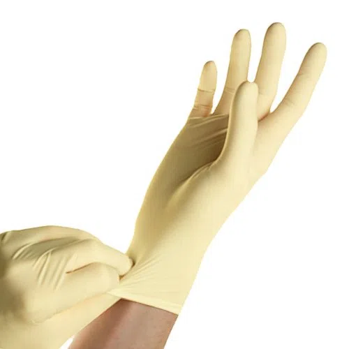 SFM ® BIOLIMES Latex : XS, S, M, L, XL weiß gepudert glatt Einweghandschuhe Einmalhandschuhe Untersuchungshandschuhe Latexhandschuhe L (100)