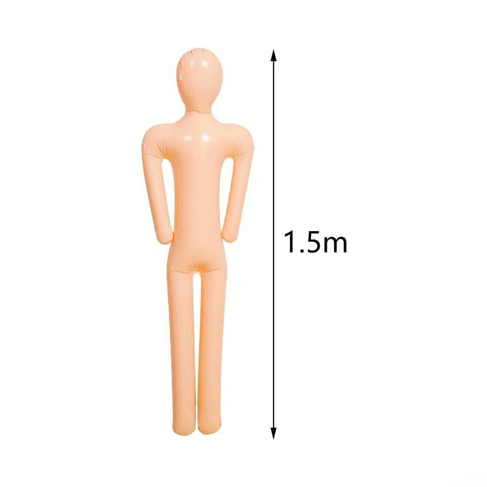 Aufblasbare Schaufensterpuppe Größe, lebensgroß, 1,5 m, aufblasbare puppe, Leichen-Requisite, Modell für Kleidung, Halloween, Kostüm, Requisite, Innen- und Außendekoration
