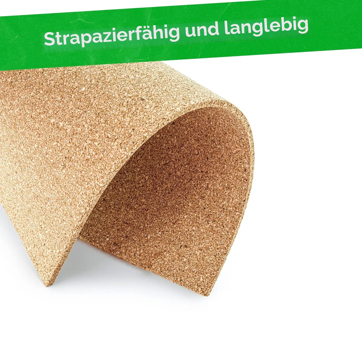 Natürliche Plain Korkfliesen - 300mm x 300mm x 4mm (Stückzahl: 20)