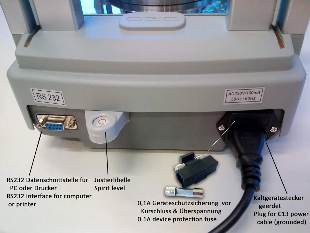 DZD DJ-BF 0,0001g Analysewaagen mit automatischer Justierung, Modelle von max. 100g bis 300g (DJ224BF (220g/,0001g))