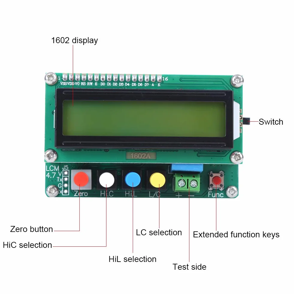 LC-100-A Hochpräzises Digitales Messgerät mit USB-Schnittstelle, Elektronischer Messgerät für Präzisionsmessungen