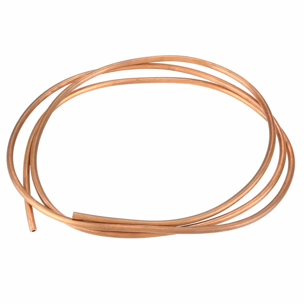 2M T2 Weichkupfer-Spiralrohr Rohr-ID 4 Mm AD 6 Mm Dicke 1 Mm Für Kühlrohre Pneumatische Hilfskomponenten Andere Pneumatische Hilfskomponenten