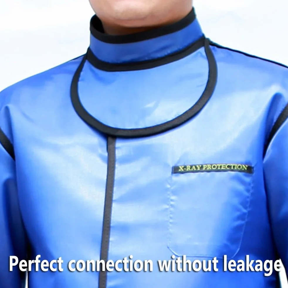 Bleischürze Röntgenschutz-Schilddrüsenschild, Röntgenschutz-Blei-Schilddrüsenhalsband, 0,35 mmpb / 0,5 mmpb LeadEquivalency Protection Wear (Color : 0.5 mmpb)