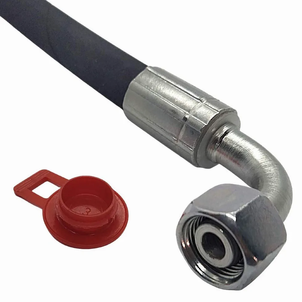 Hydraulikschlauch 16S 800mm 1SN DN13 | Gewinde M24 x 1.5 | DKOS - DKOS90 | Nenndruck 160bar