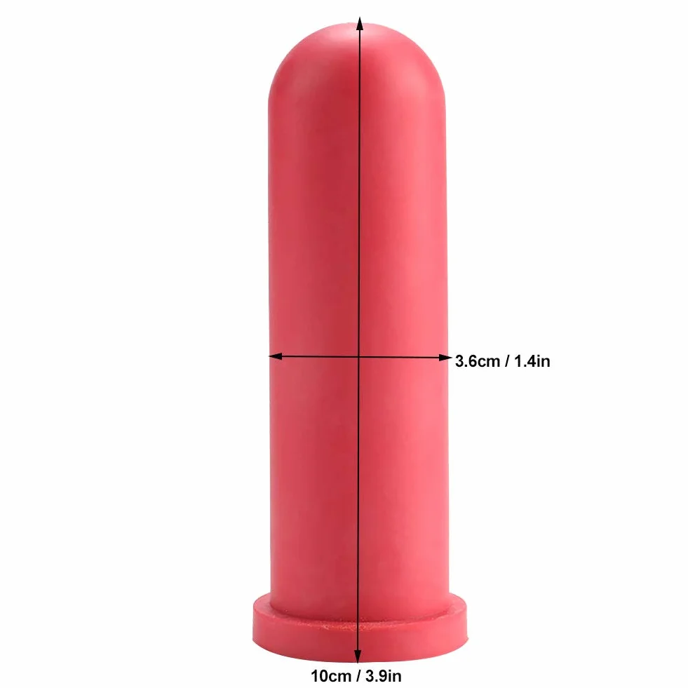 Milch-Trinknippel für Kälber und Nutztiere, 5 Stück, 10 cm, Gummi