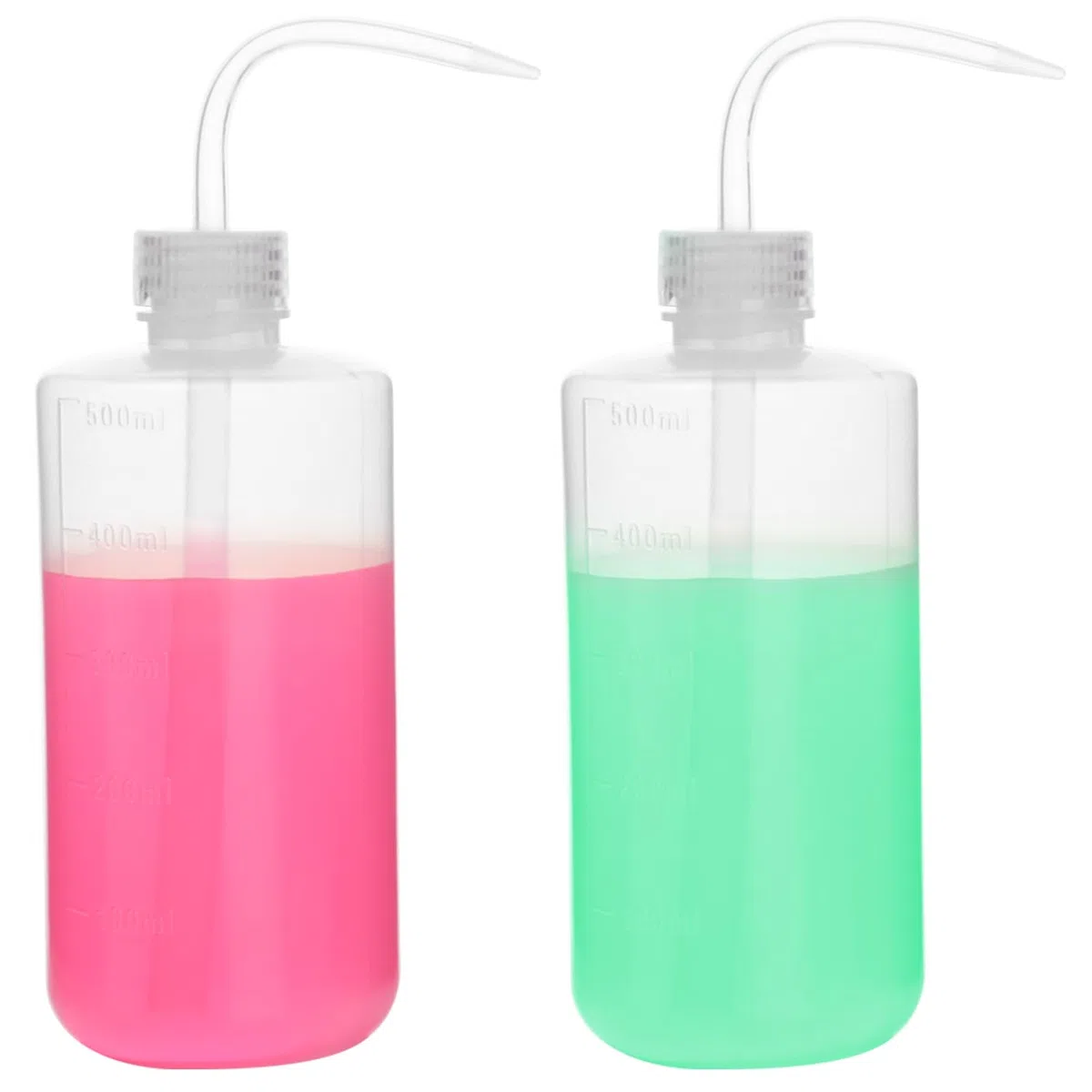 stonylab 2er Pack 500 ml Waschen Flasche Kunststoff, Squeeze Flasche Spritzflasche, LDPE Material mit schmalem Mund, Squeeze Wash Bottle für Laborreinigung Pflanzenbewässerung, 17 oz