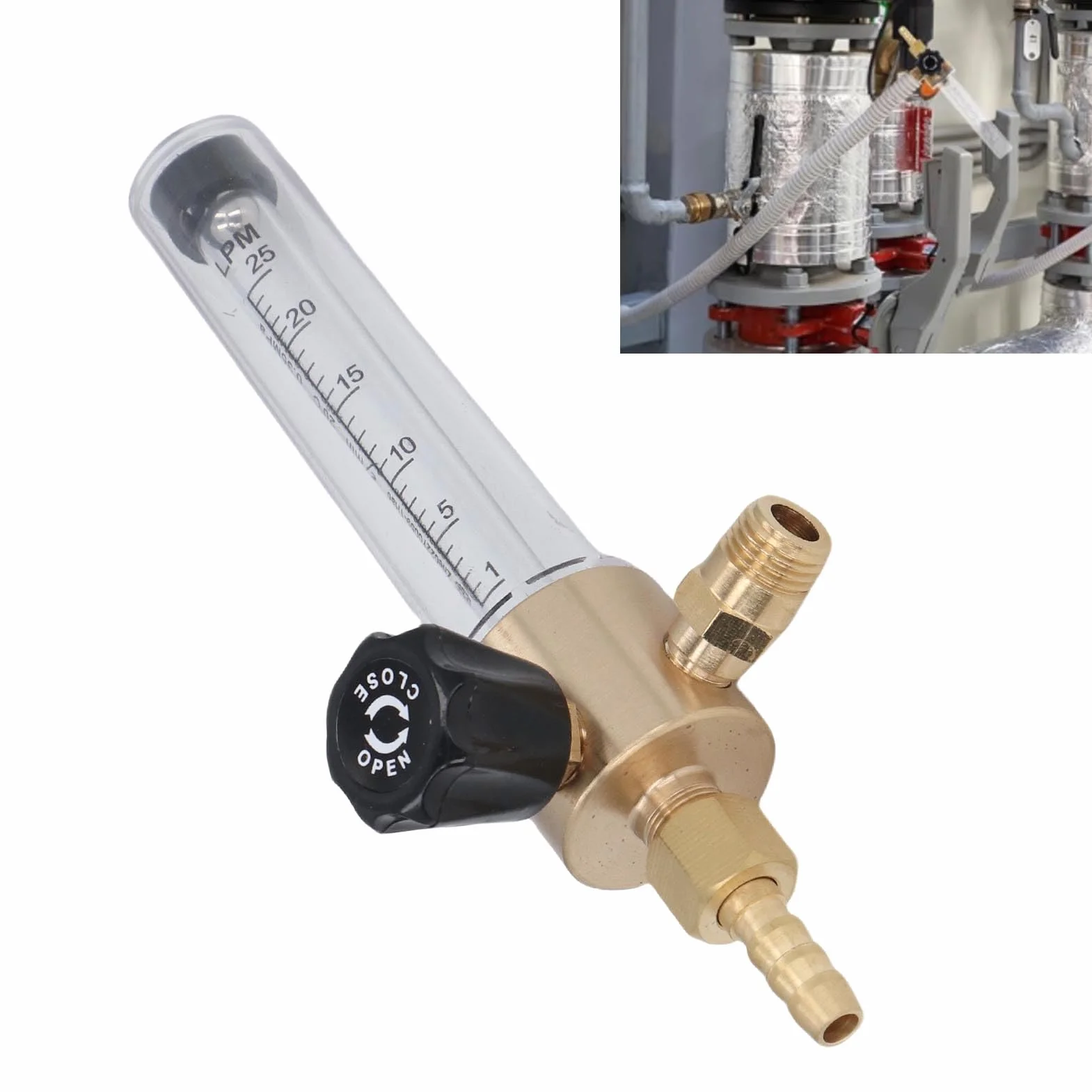 Gasdurchflussmesser Durchflussregelung Präzises Schwimmerkugeldesign Für Luftverbrauchsüberwachung Auf See Industrielle Anwendung