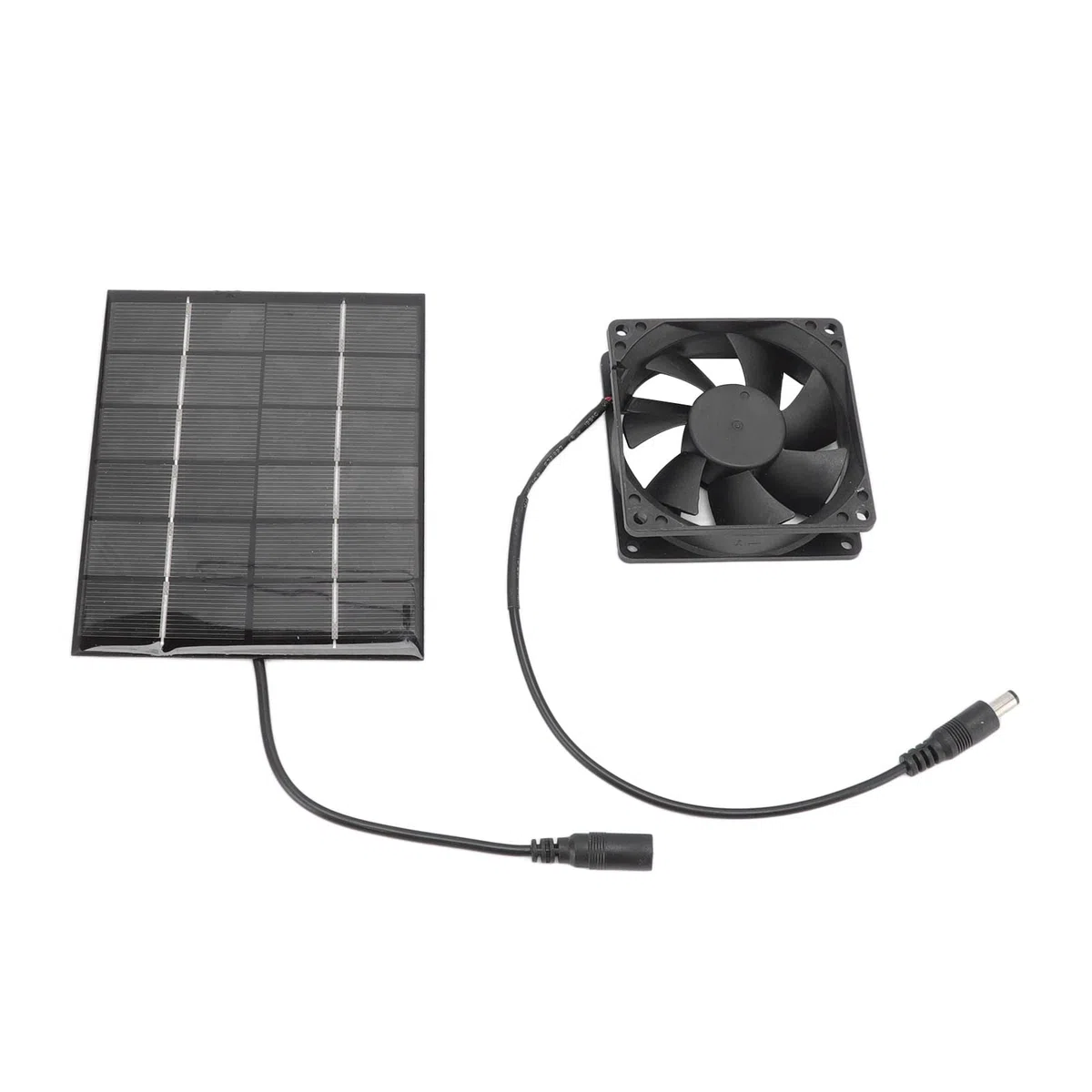 2W Solarventilator ÜBerragende Leistung, 6V Wasserdichter Solarpanel Mit LüFter Kit Tragbarer Solarbetriebener Abluftventilator FüR Camping Caravan Yacht GewäChshaus