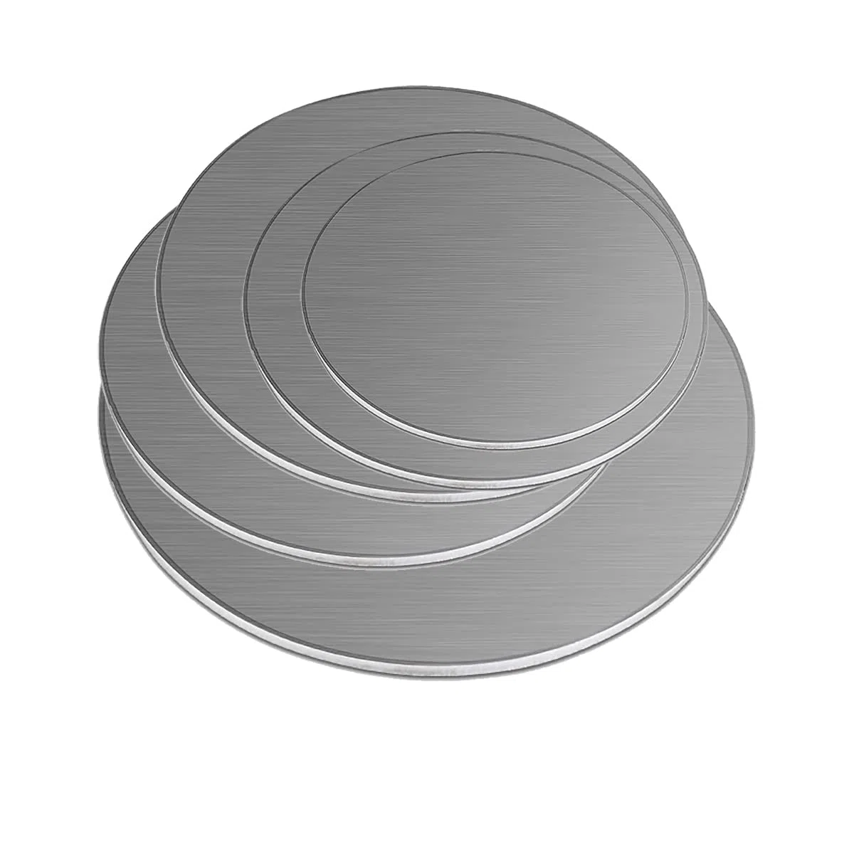 Runde Platte aus Edelstahl, Durchmesser 150 mm, Dicke 0,5 mm bis 5 mm, Edelstahlblech, Edelstahl-Wandpaneele, 1 Stück(5mm)