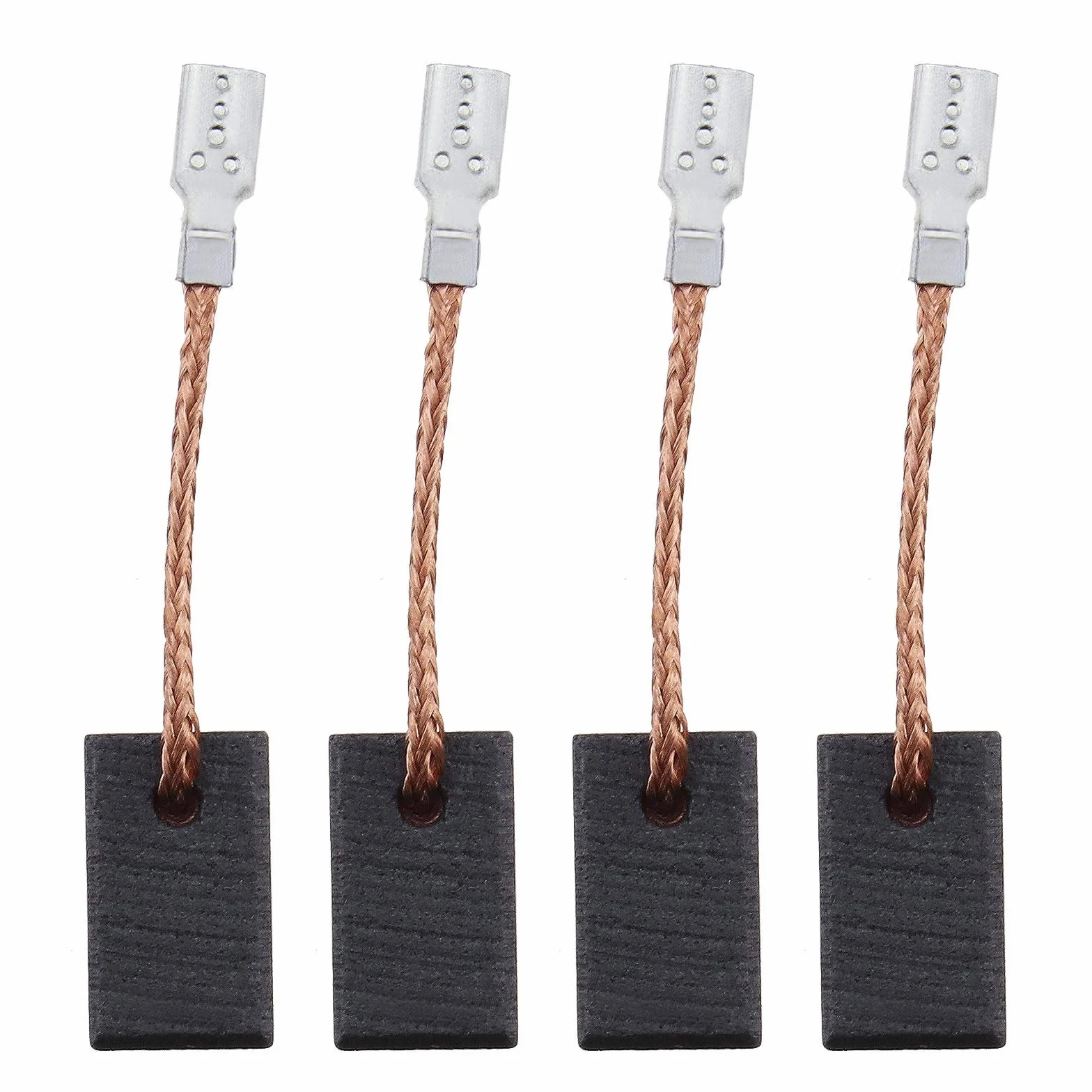 OTOTEC 2 Paar Kohlebürsten 6x8x13mm für Rotationspolierer kompatibel mit RUPES LH 18 EN LH 18 ENS SL 42 A SL 42 AE