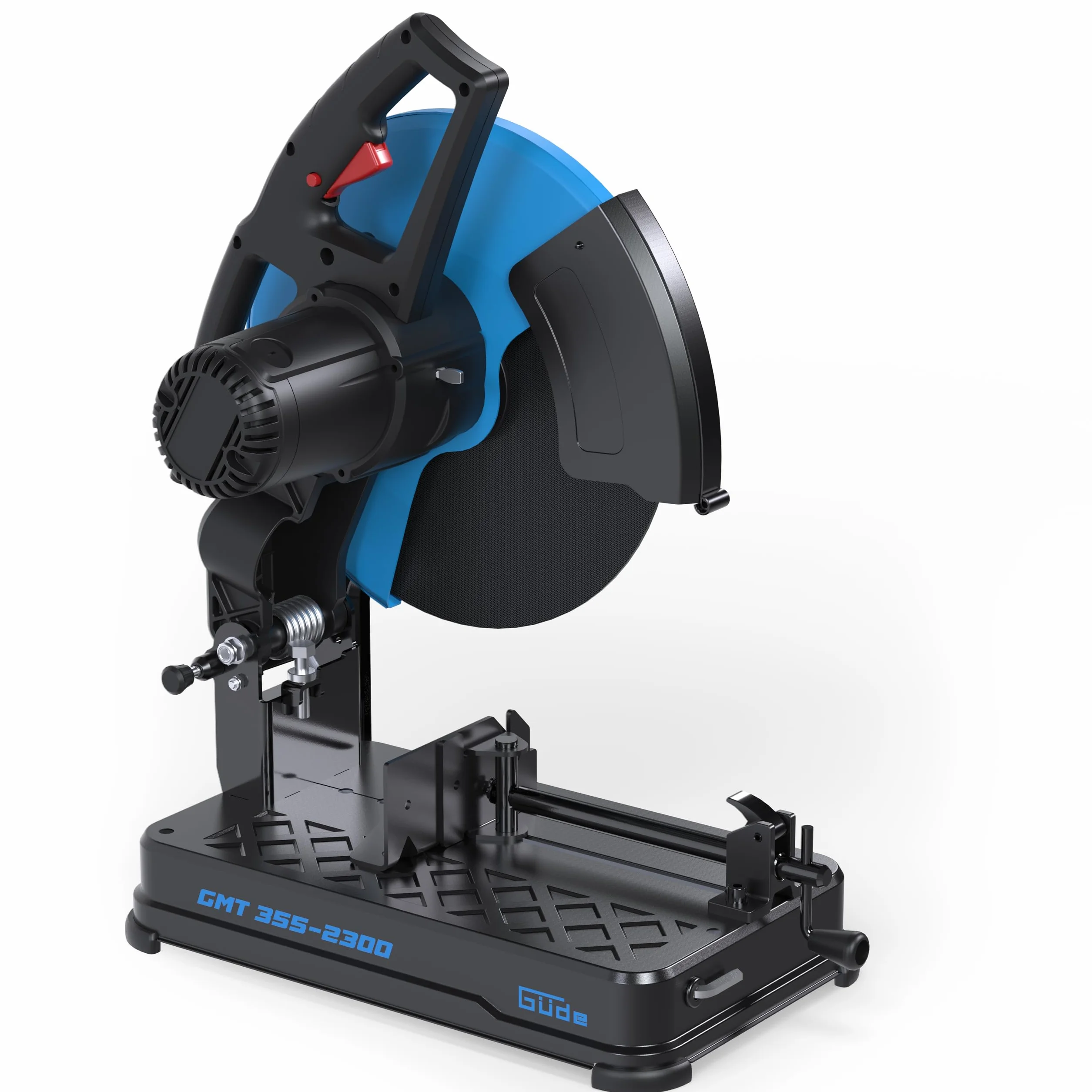 Güde GMT 355-2300 Metalltrennsäge - 230 Volt, 2300 Watt, 4000 Umdrehungen pro Minute, Schnittleistung 78 bis 140 Millimeter je nach Form, Trockenschnitt für Profile und Rohre