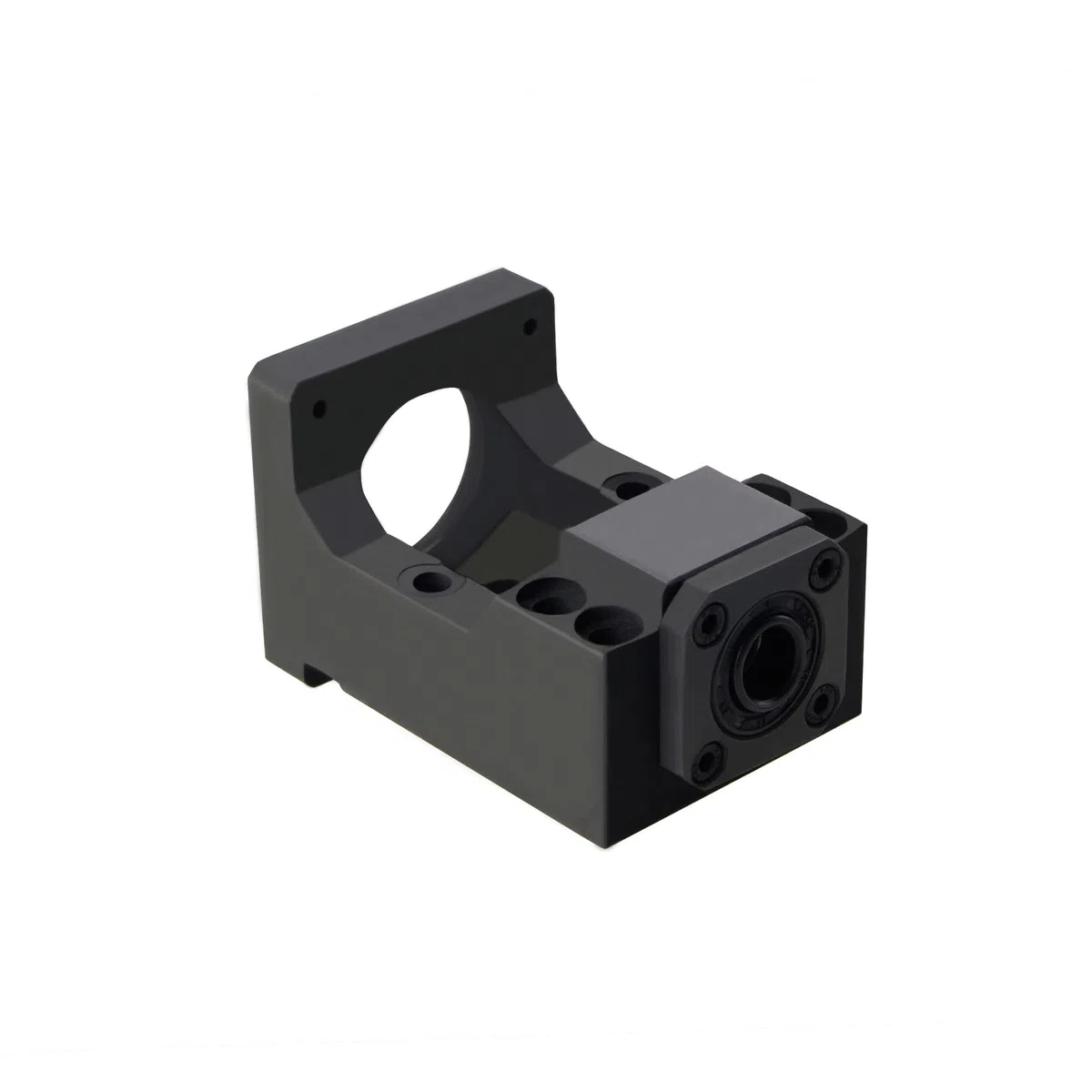 HM10-57 Nema 23 Schrittmotor Stahlhalterung Kugelumlaufspindel Festpunkthalterung Lagerhalterung，für 10mm Kugelumlaufspindel CNC Kugelumlaufspindel SFU1204 RM1204