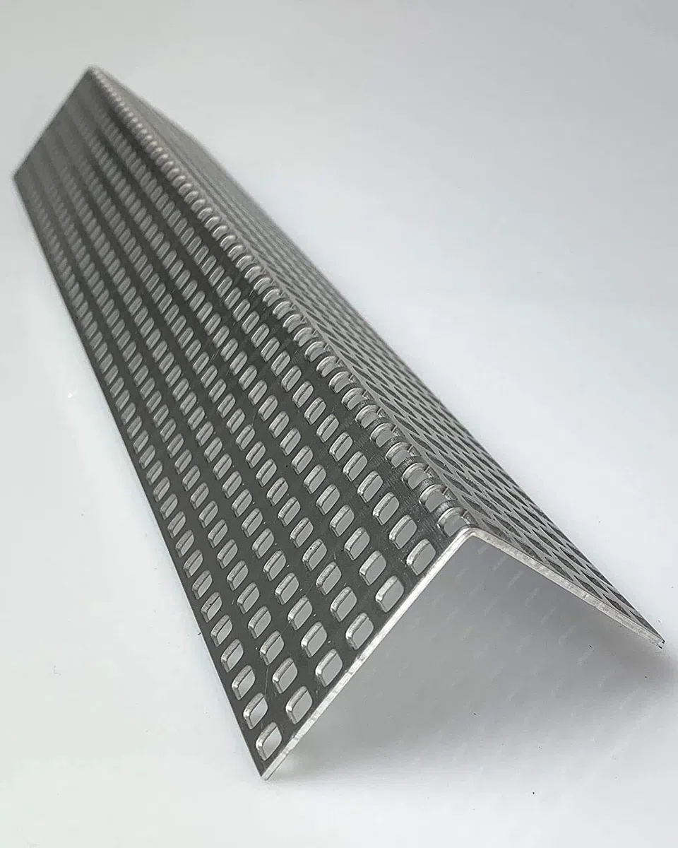 Lochblech Alu Winkel QG 5-8 Winkelprofil 1,5mm Länge 1000mm, Individuell nach Maß (Schenkel: 80mm x 80mm)