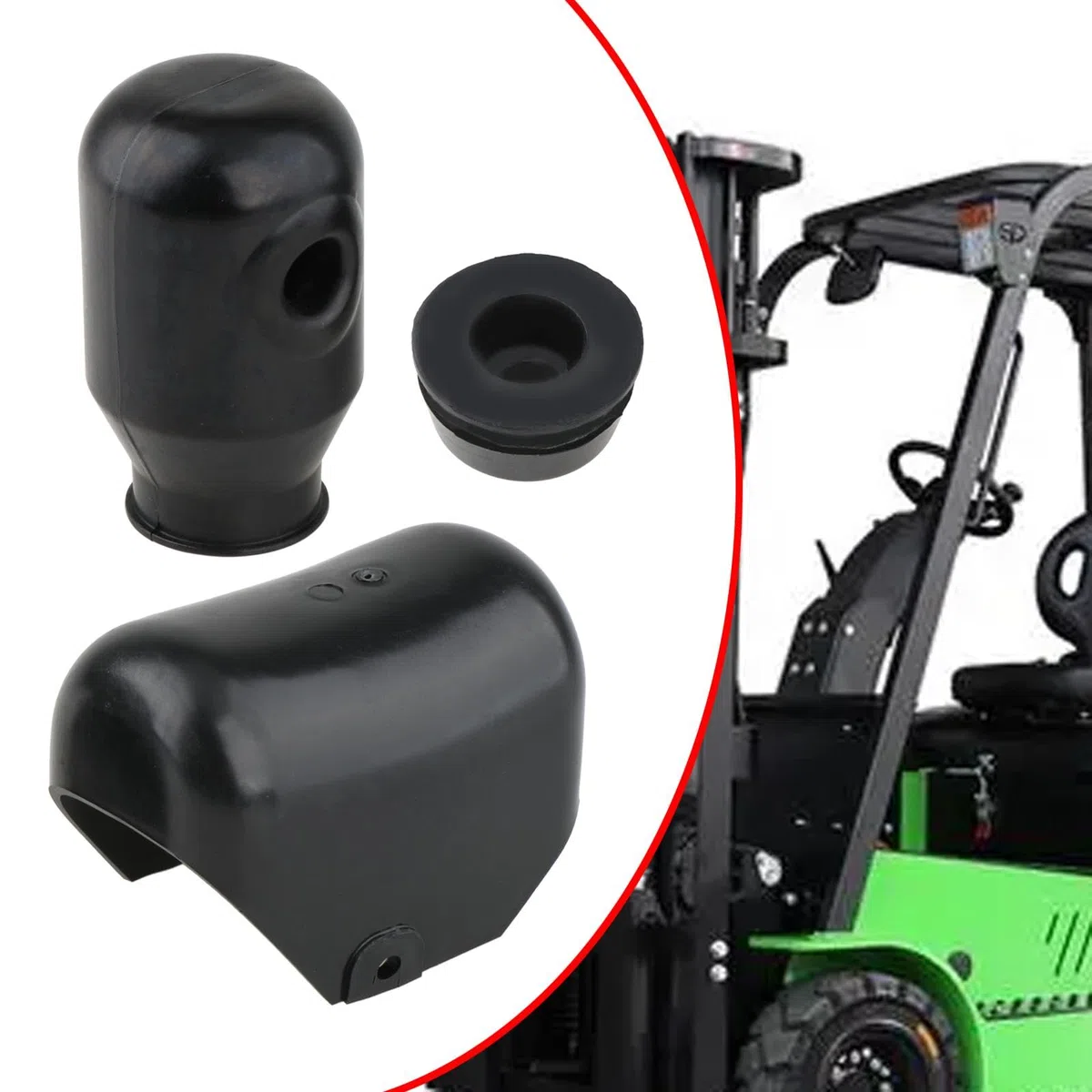 Harilla Manueller Öltank für Gabelstaplerteile für Palettenwagen, professioneller Ersatzteil-Öltankstopfen, tragbarer Gabelstapler, Autozylinderteile, 3 Stück