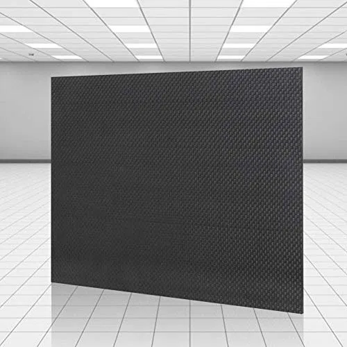 Platte aus Carbonfaser, Plattenmaterial aus Carbonfaser, hohe Härte, mit glänzender Oberfläche (200 x 300 x 0,5 mm)