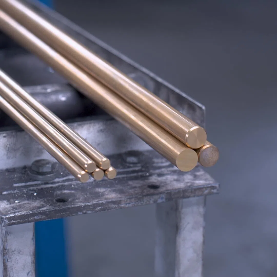 thyssenkrupp Messing Rundstab – Messingstange Messingstab Rundprofil Rundmaterial Vollmaterial – CW614N – Ø 10 mm, 1500 mm Länge