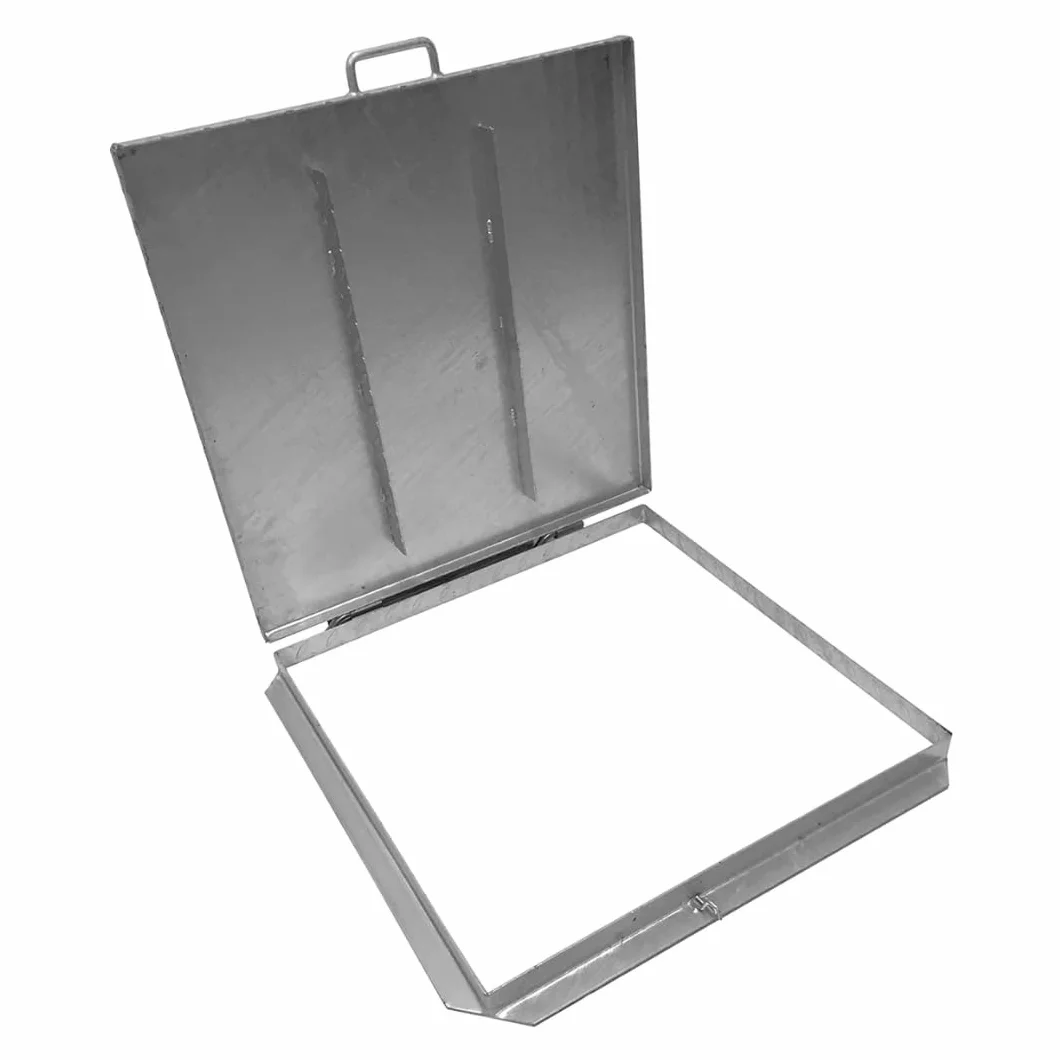 EINSIDE Deckel Tank, Schachtdeckel für Tank verzinkt, Schachtabdeckung 100 x 100 cm