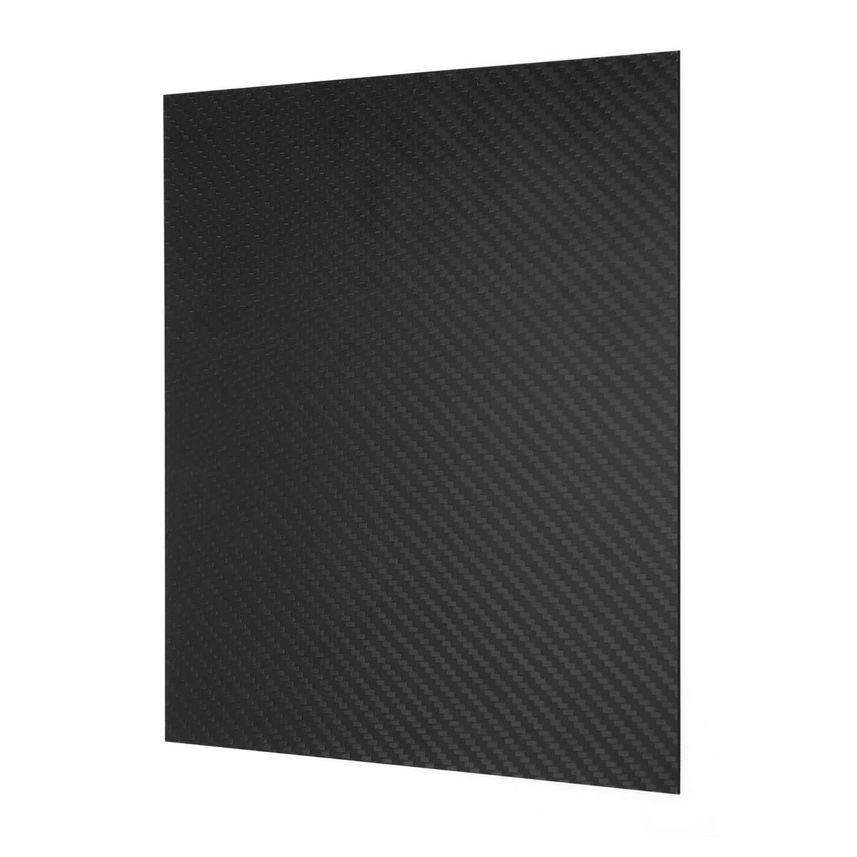 Carbonplatte 200 x 250 x 1 mm GFK Karbon Platte beidseitig Matt Kohlefaserplatte Karbon