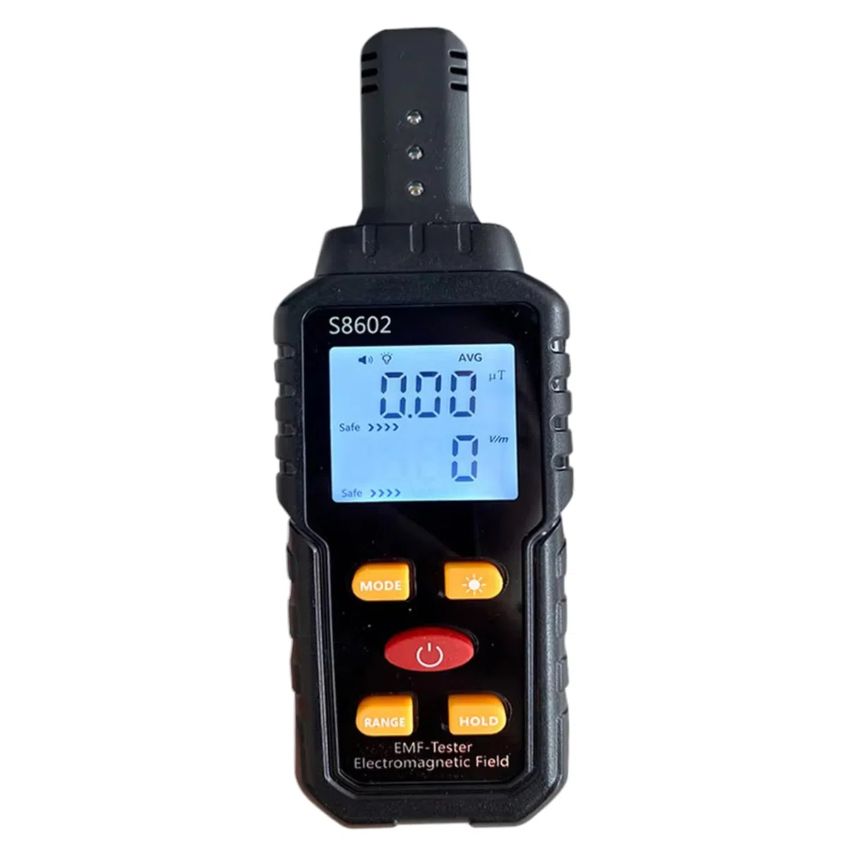 Geigerzähler-Strahlungsdetektor, 3-in-1-LCD-Display, nuklearer Strahlungsdetektor mit Ton- und Lichtalarm, tragbares Überwachungsmessgerät für Zuhause, Büro, draußen, drinnen